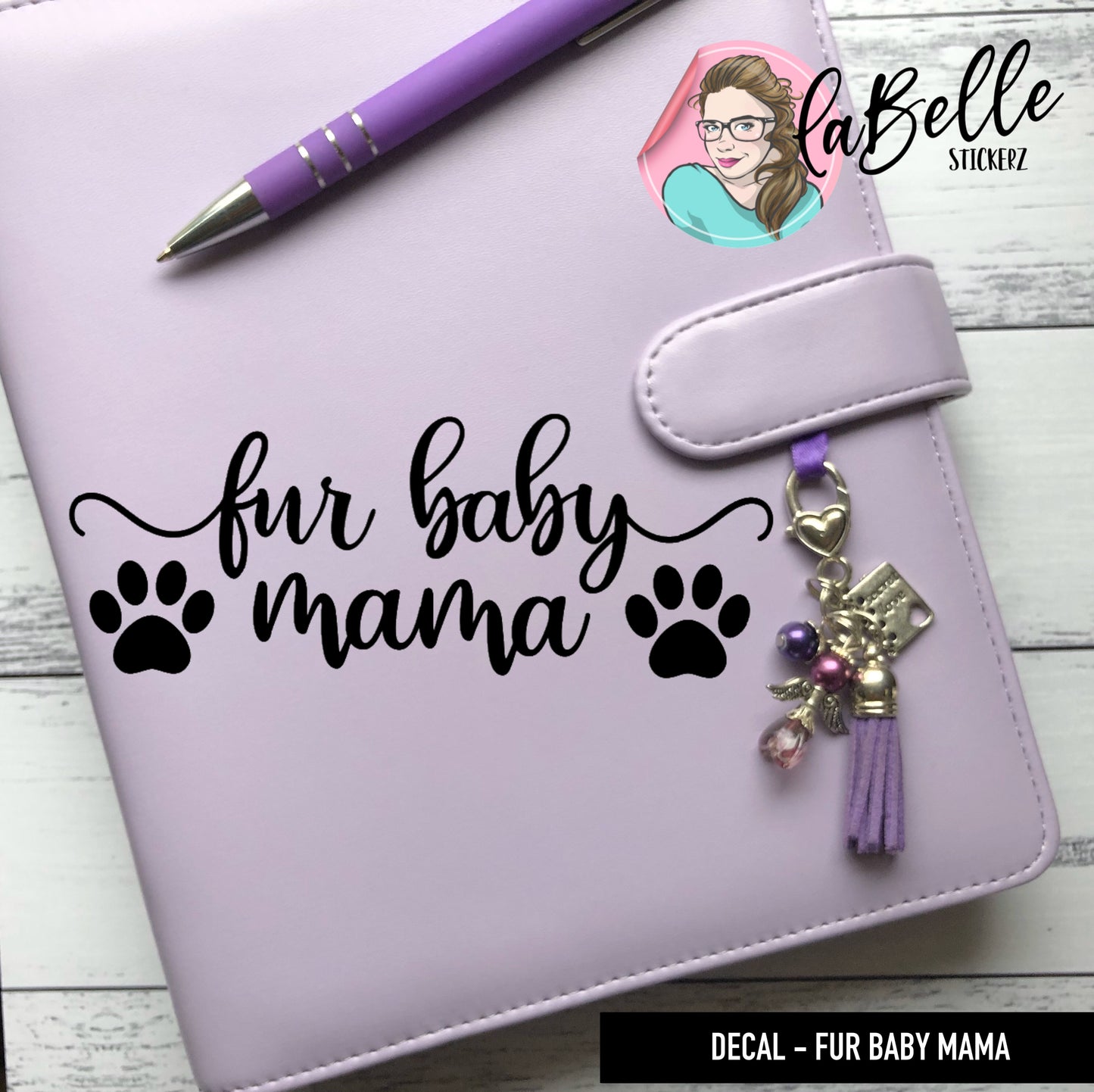 DECAL - FUR BABY MAMA